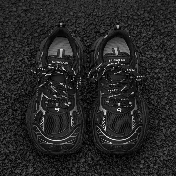 Men Fashion Casual Sports Mesh Cloth Lace-Up Thick-Soled Sneakers